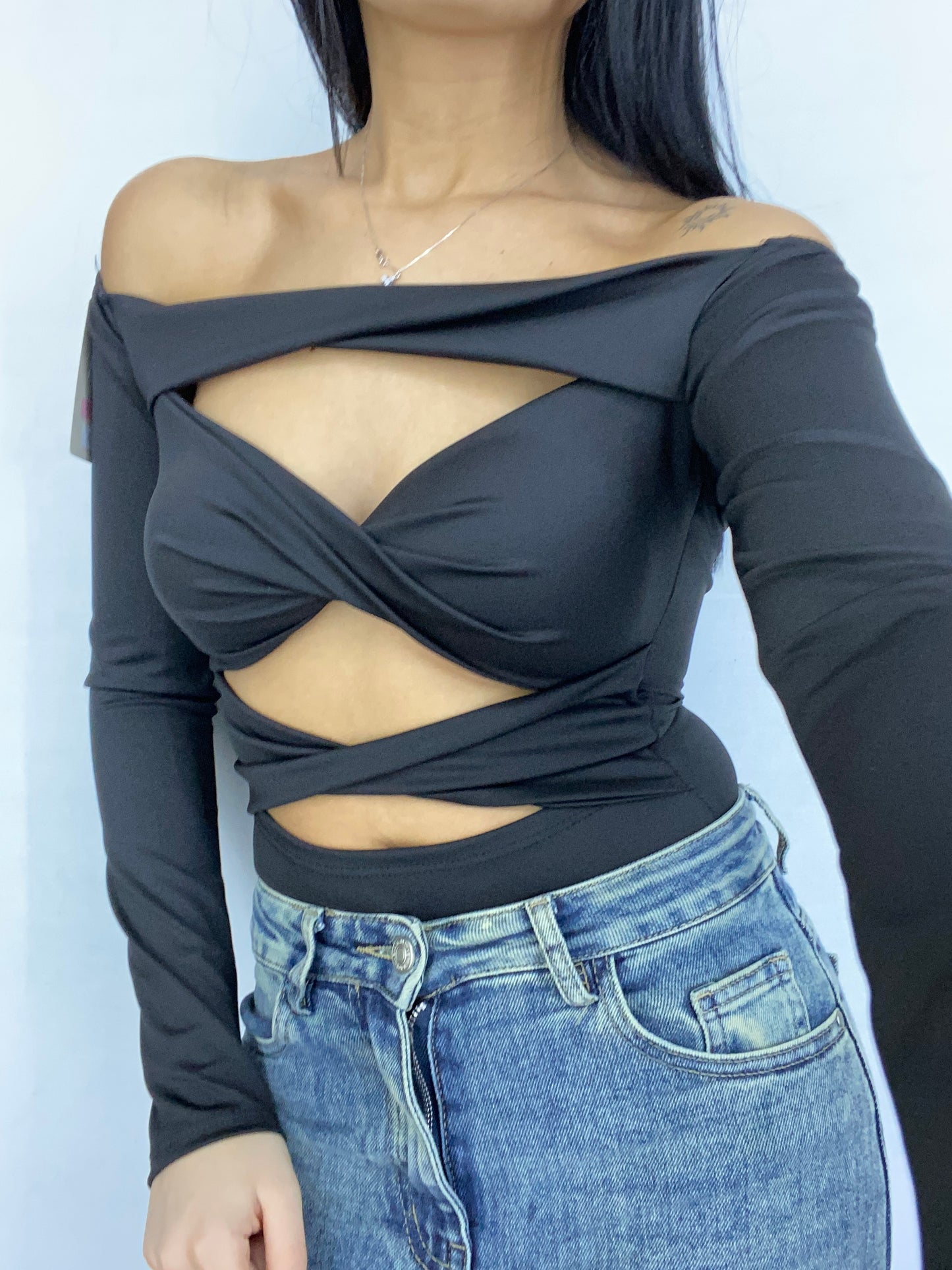 Body intreccio 2 colori