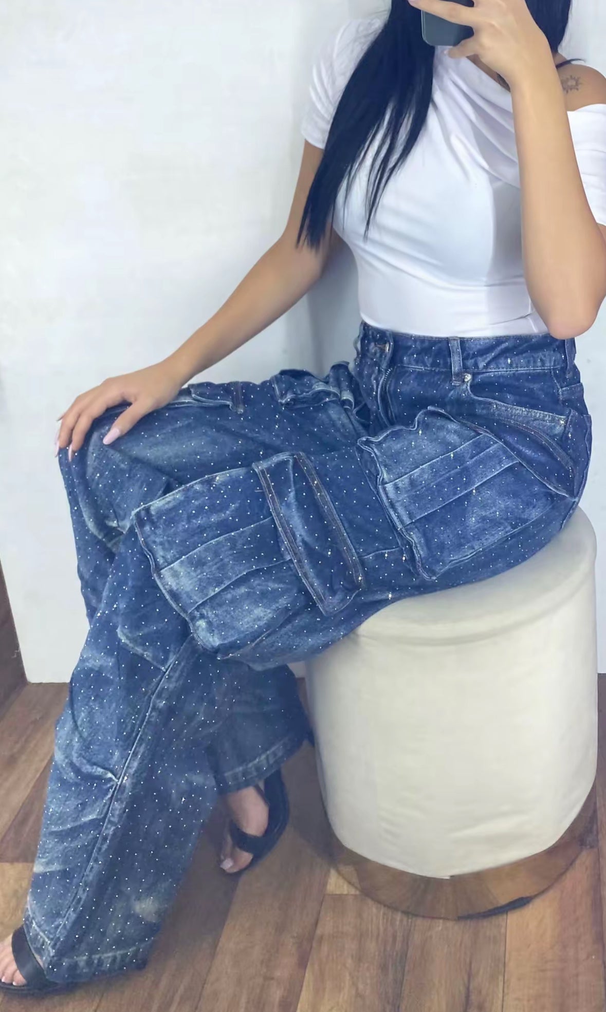 Jeans cargo SHINE