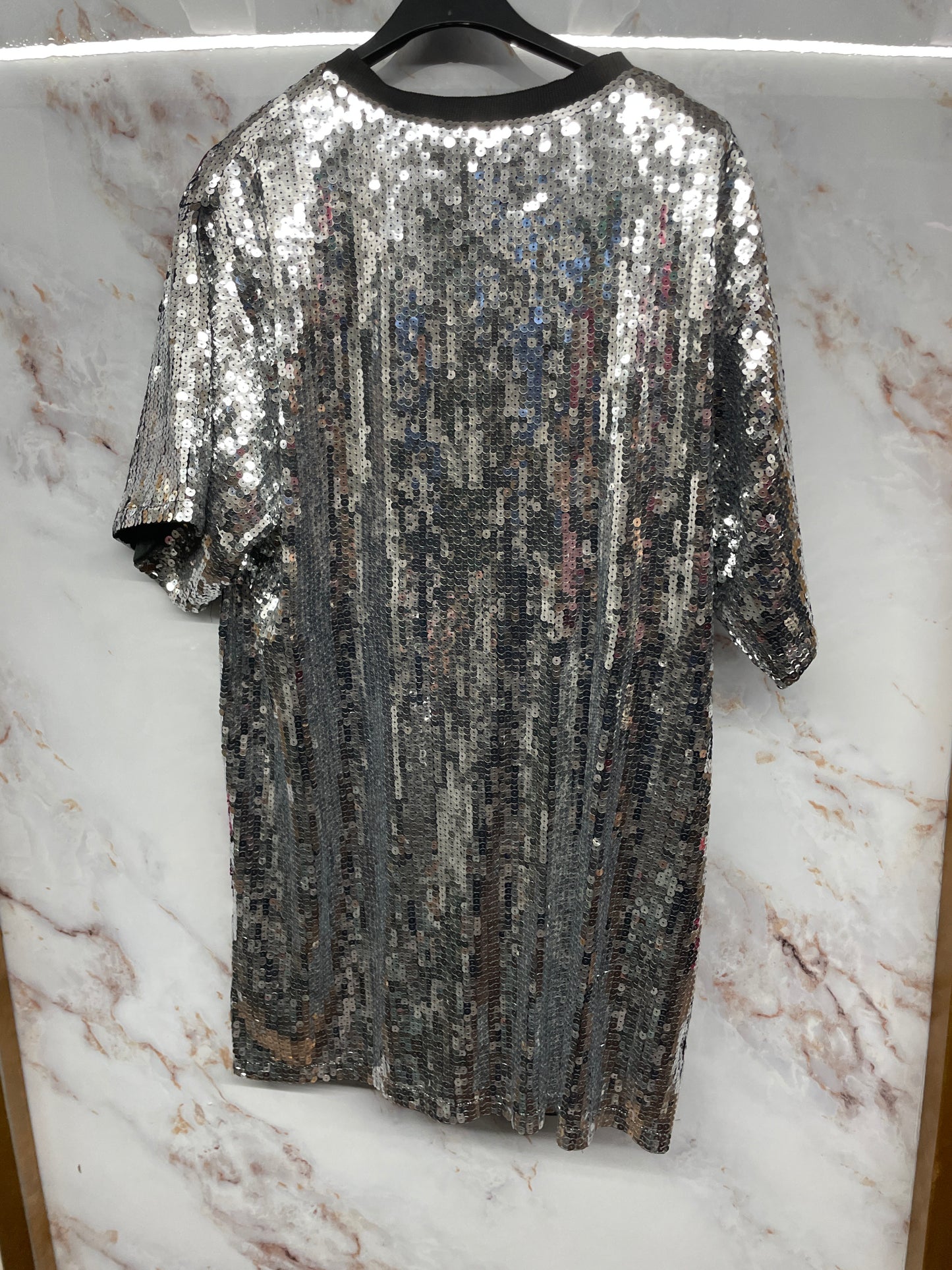 Maxi maglia paillettes
