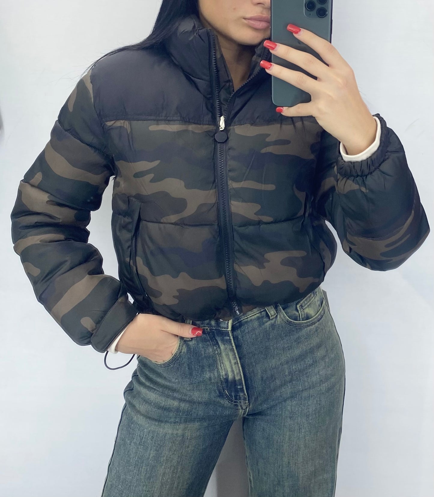 Bomber crop mod. North face