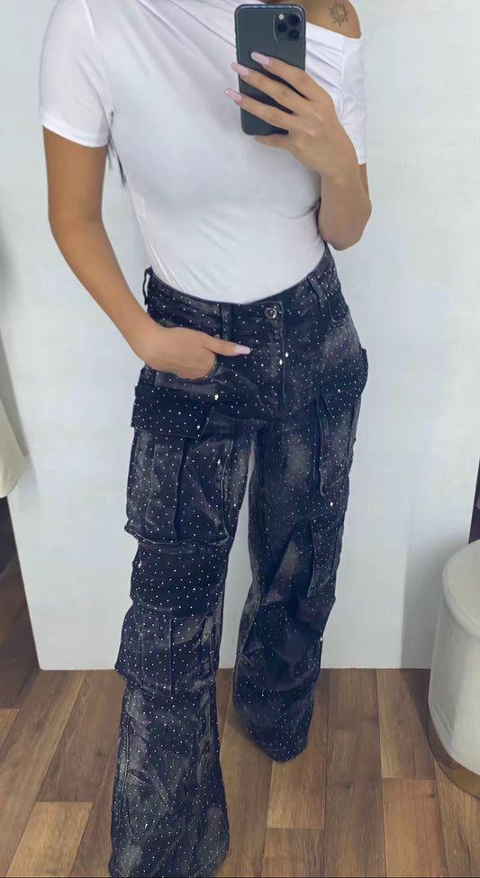 Jeans cargo SHINE