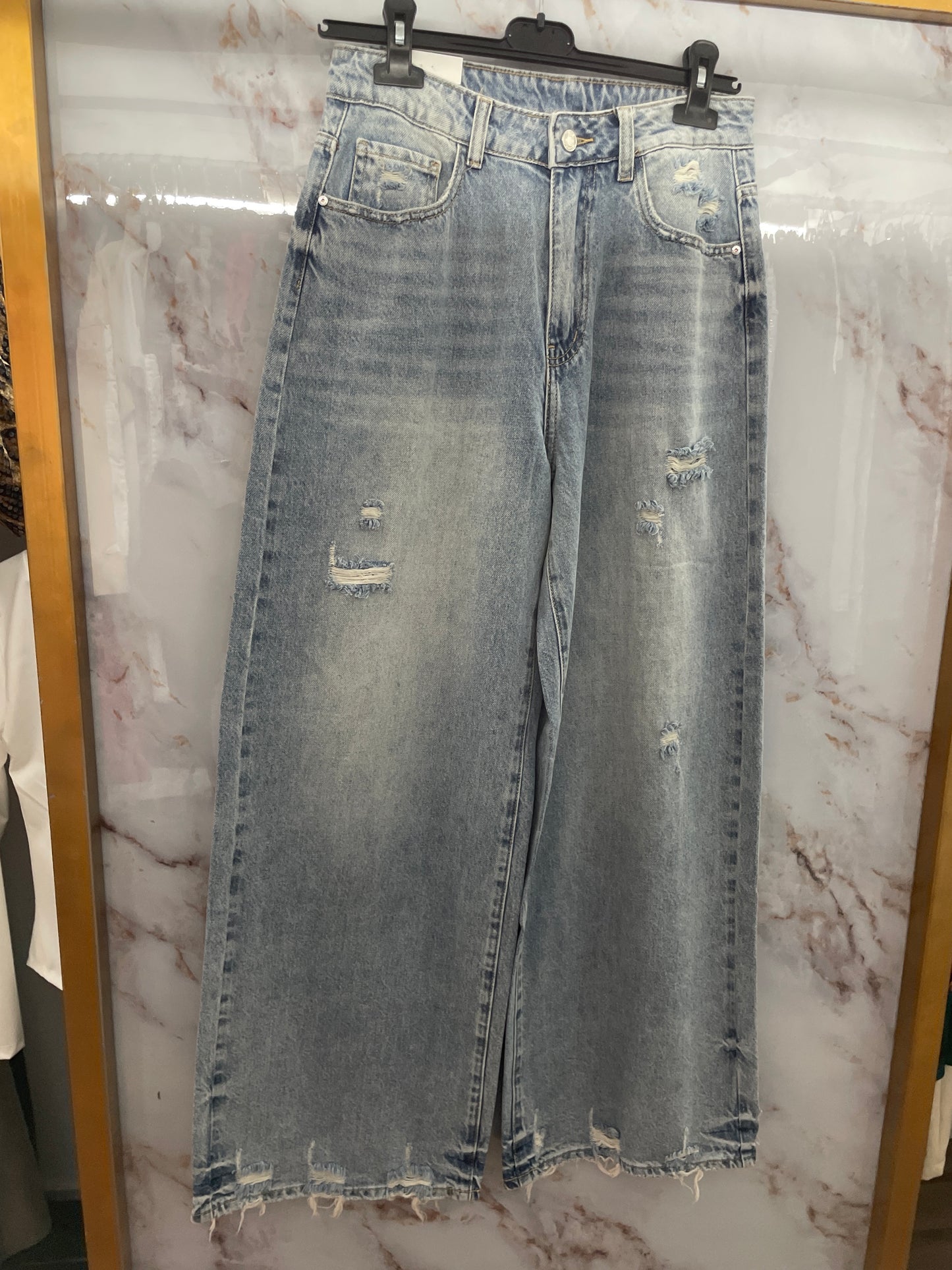 Jeans tasche lilla