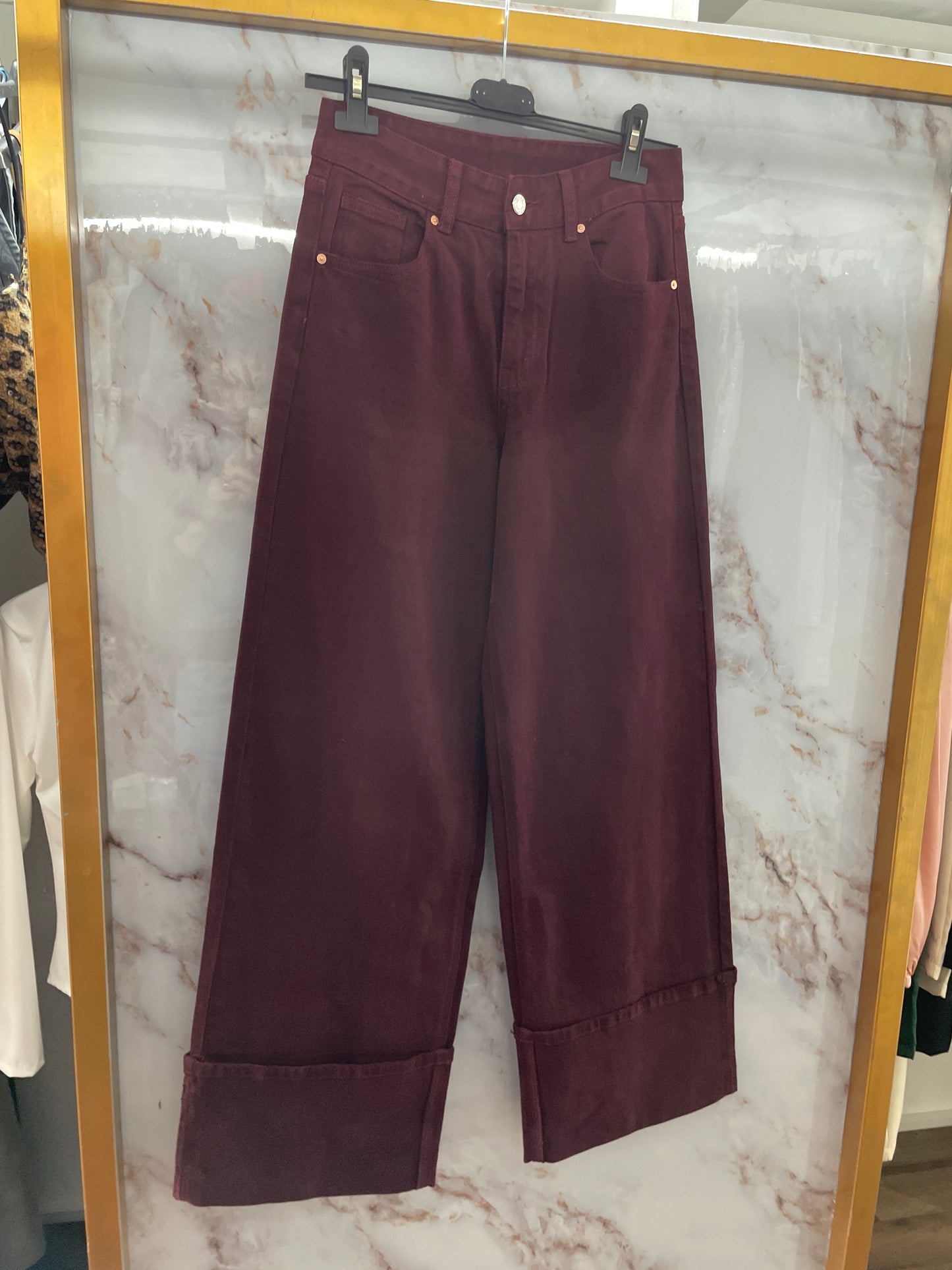 Jeans bordeaux