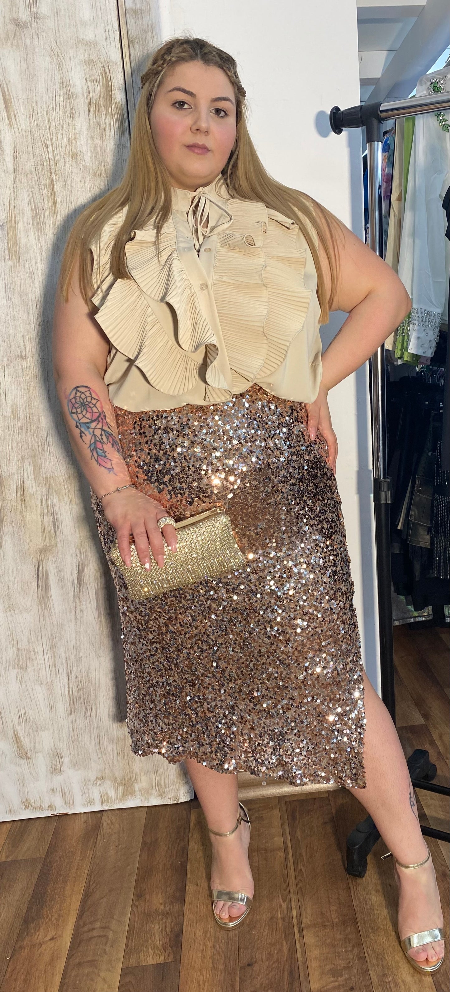 BLING CURVY skirt