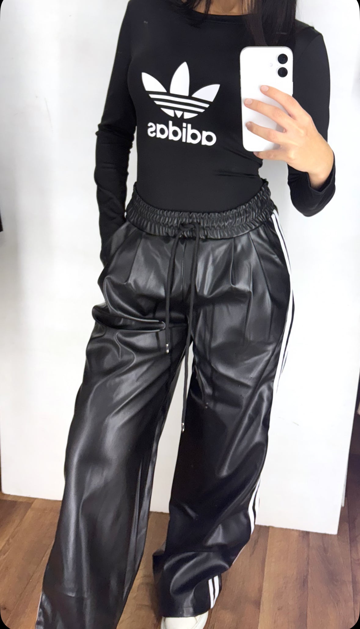 Pantalone in ecopelle