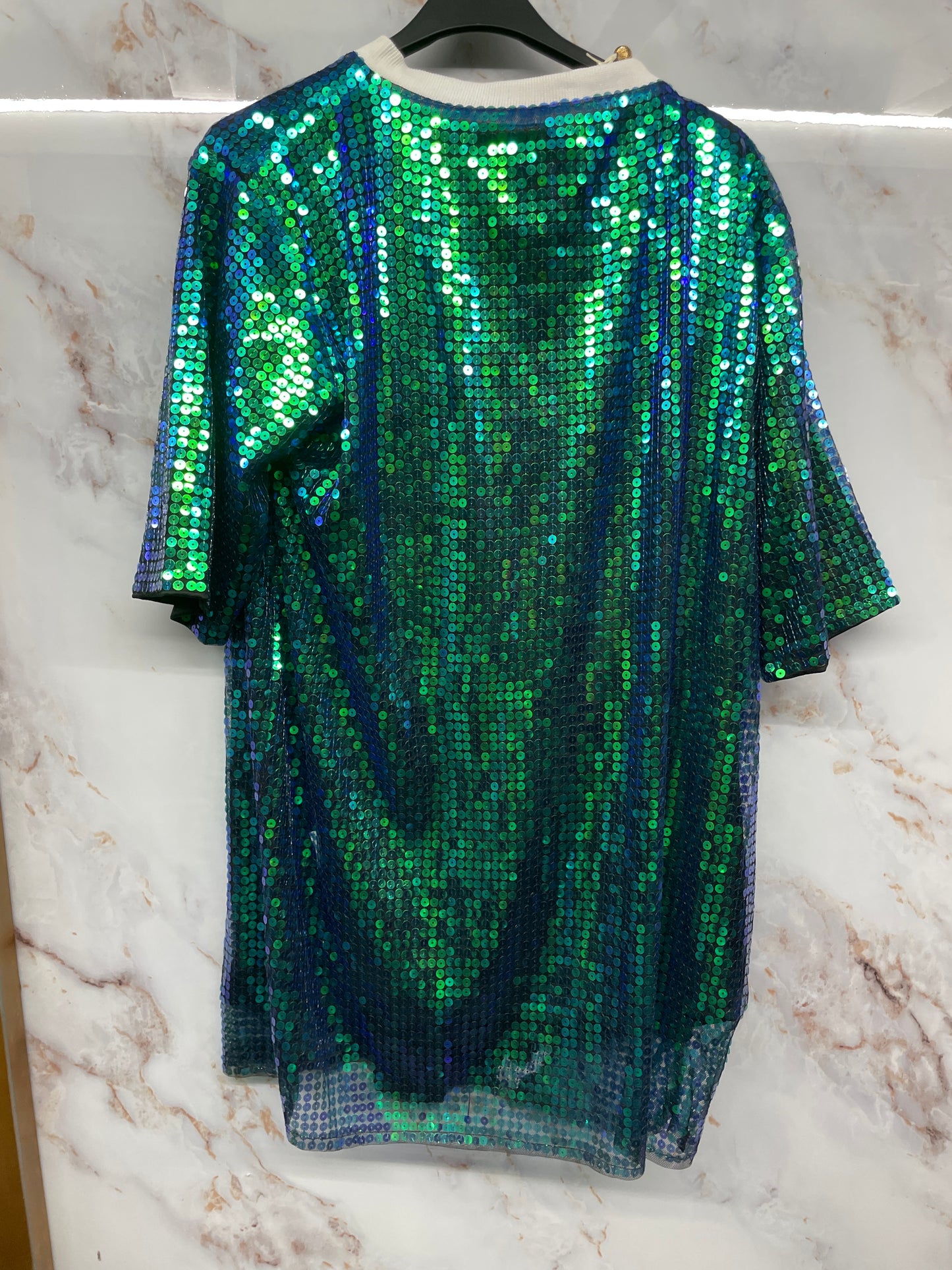 Maxi maglia paillettes