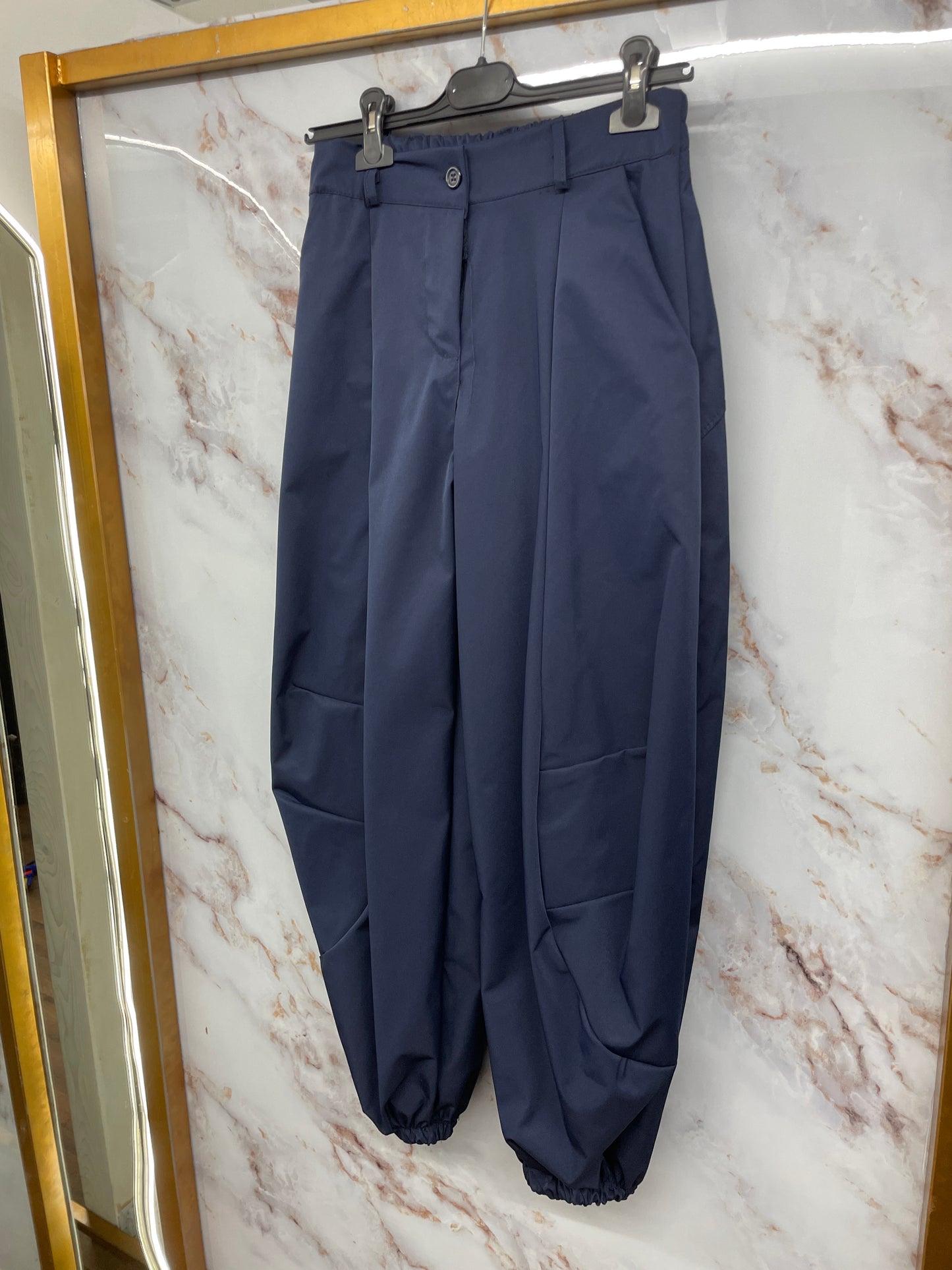 Pantalone tessuto tecnico blu