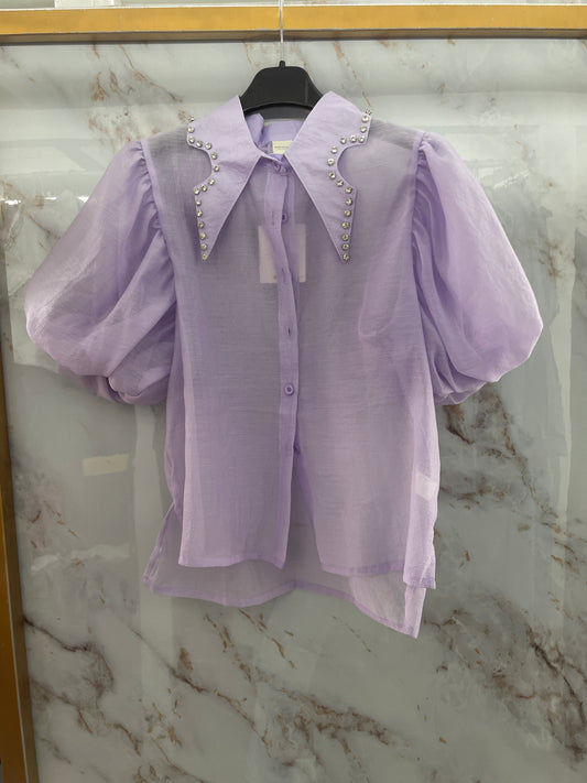 Camicia lilla