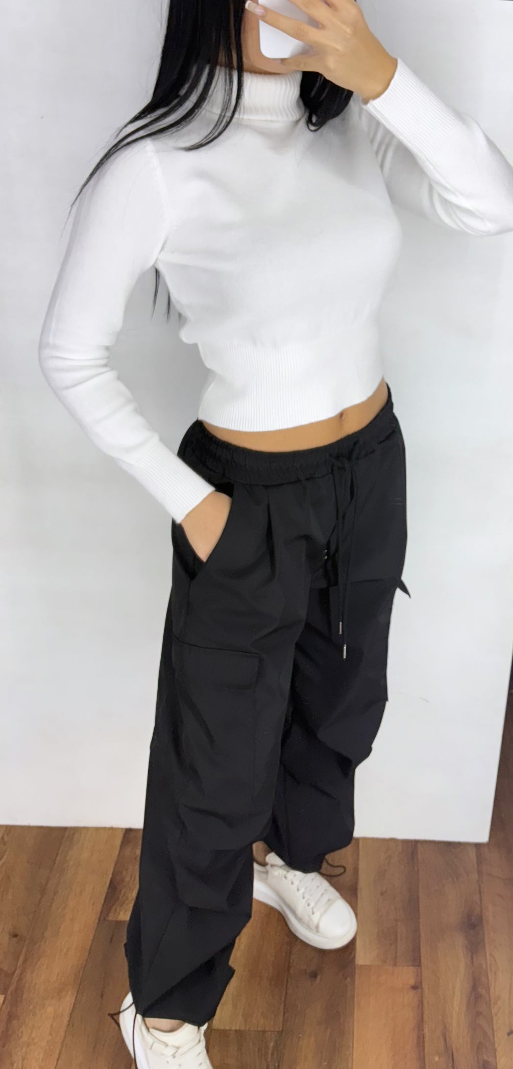 Pantalone in tessuto tecnico