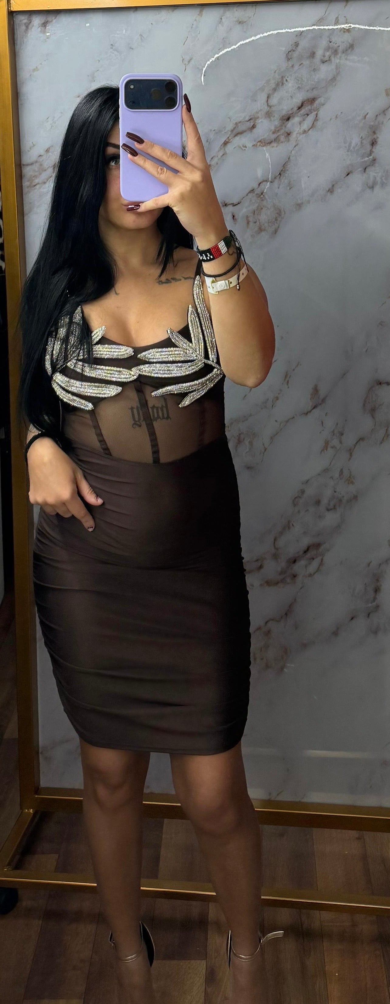 Vestito brown